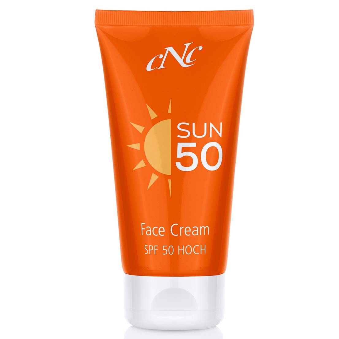 CNC Sun Face Cream SPF50 – Sonnenschutz für jeden Hauttyp mit dem Plus an Pflege., 50ml