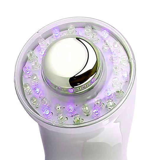 CNC Ultrasonic Beauty Light – professionelles Hand- Ultraschallgerät, das zwei bekannte und bewährte Methoden vereint: die Photon- bzw. Licht- und Ultraschall- Funktion., 1St., blau