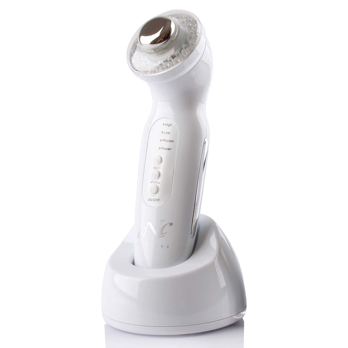 CNC Ultrasonic Beauty Light – professionelles Hand- Ultraschallgerät, das zwei bekannte und bewährte Methoden vereint: die Photon- bzw. Licht- und Ultraschall- Funktion., 1St.