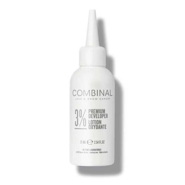 COMBINAL Entwickler Creme 3% – Lässt sich besonders einfach mit der Wimpernfarbe zu einer homogenen Paste vermischen., 75ml