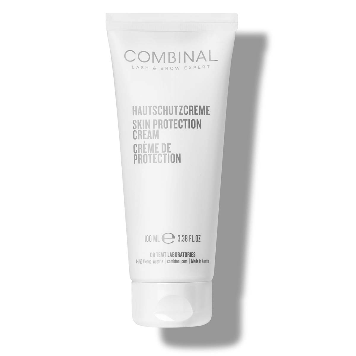 COMBINAL Hautschutzcreme – speziell für die Pflege der besonders empfindlichen Augenpartie während des Wimpern und Augenbrauenfärbe-Prozesses formuliert., 100ml