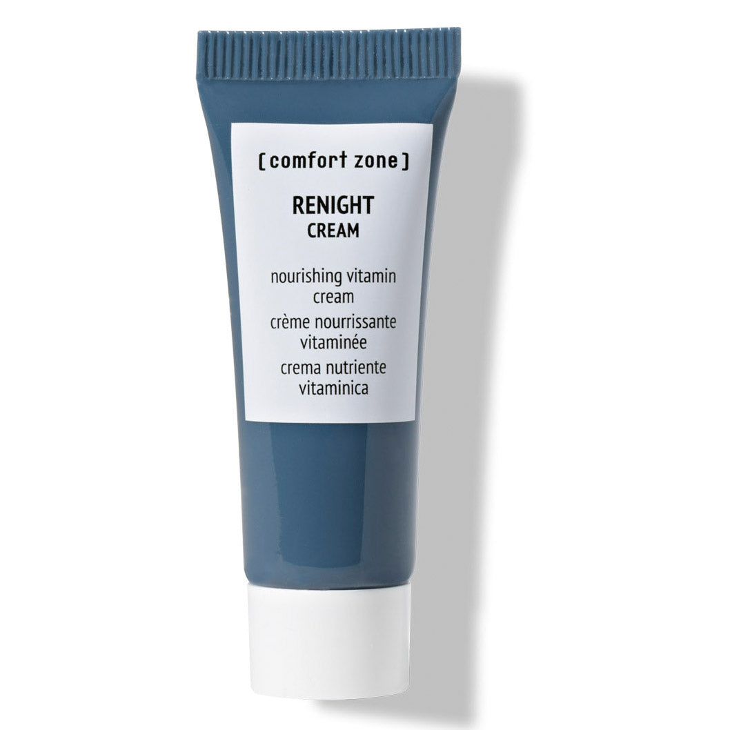 COMFORT ZONE Renight Cream – Nachtcreme, die Deine Haut intensiv pflegt und mit einem angenehmen, beruhigenden Duft umhüllt., 10ml