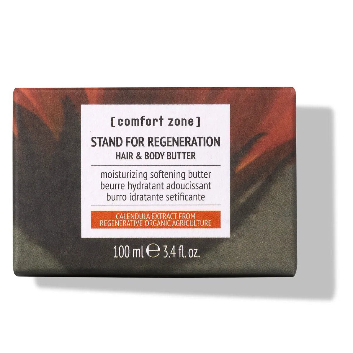 COMFORT ZONE Stand for Regeneration Hair & Body Butter – spendet dem Haar Feuchtigkeit und verleiht ihm seidigen Glanz, während sie gleichzeitig Gesicht und Körper mit intensiver Pflege und Geschmeidigkeit versorgt., 100ml, Box