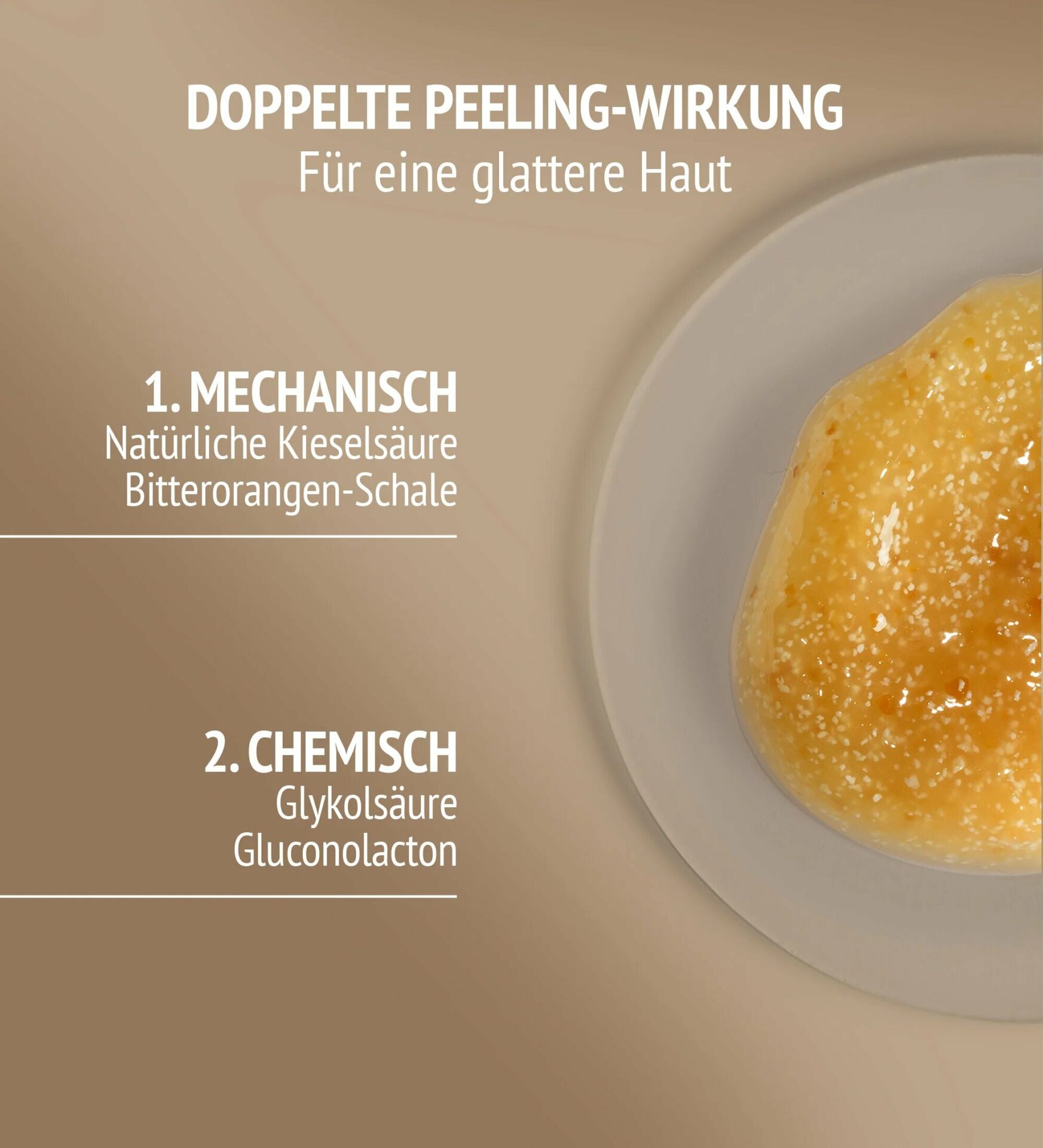 COMFORT ZONE ZONE Body Strategist Peel Scrub – ein exfolierendes Gel mit doppelter Wirkung für ein mechanisches und chemisches Peeling., 50ml, Wirkungsweise