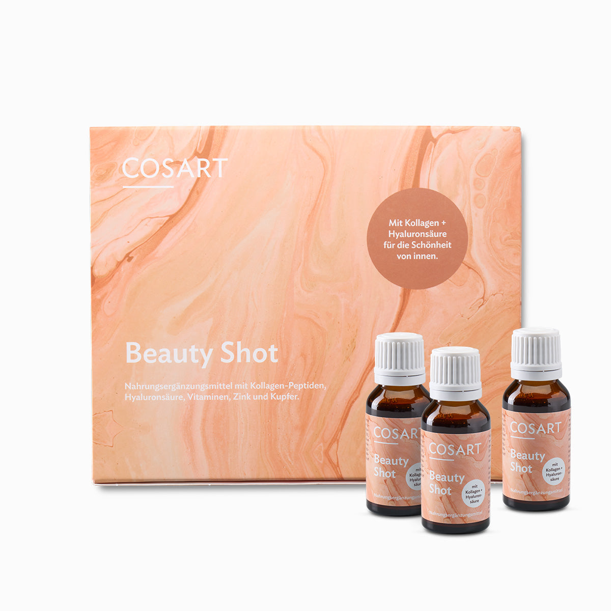 COSART Beauty Shot – wirkt einem Nährstoffmangel gezielt entgegen und unterstützt Deinen Körper in seinem Regenerationsprozess., 30x20ml, Box