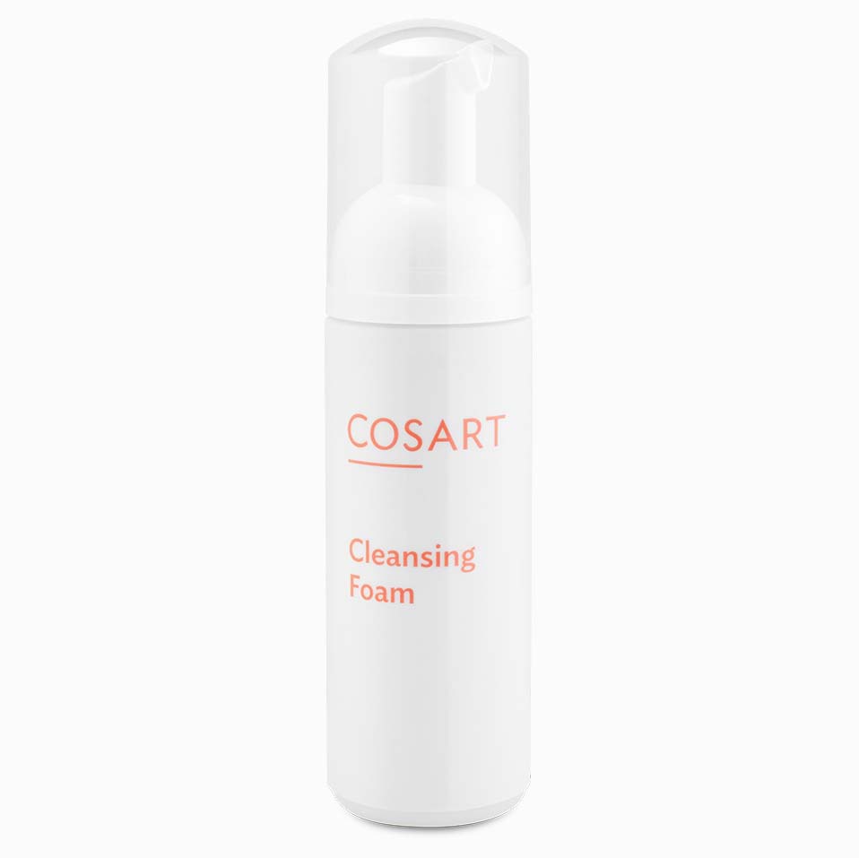 COSART Cleansing Foam – Der fluffig leichte Schaum lässt sich ganz leicht auf dem Gesicht verteilen und reinig porentief., 150ml