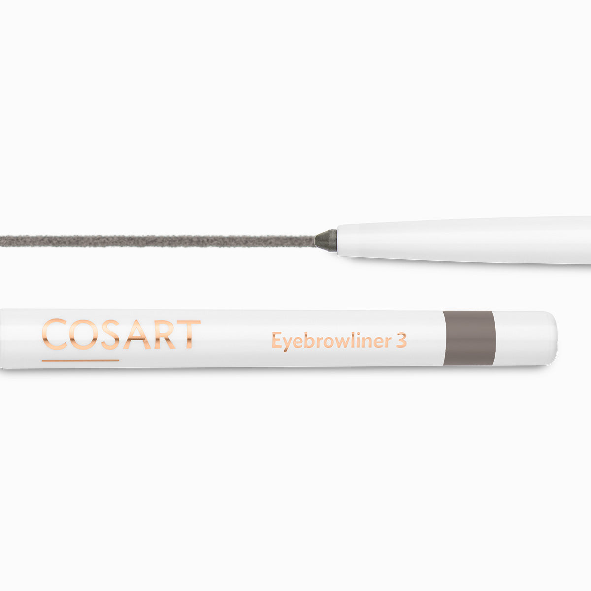 COSART Eyebrow-Liner - 3 grey – Nach nur wenigen Minuten auf der Haut ist die Farbe wisch- und wasserfest und hält sehr lange., 2gr., Detail