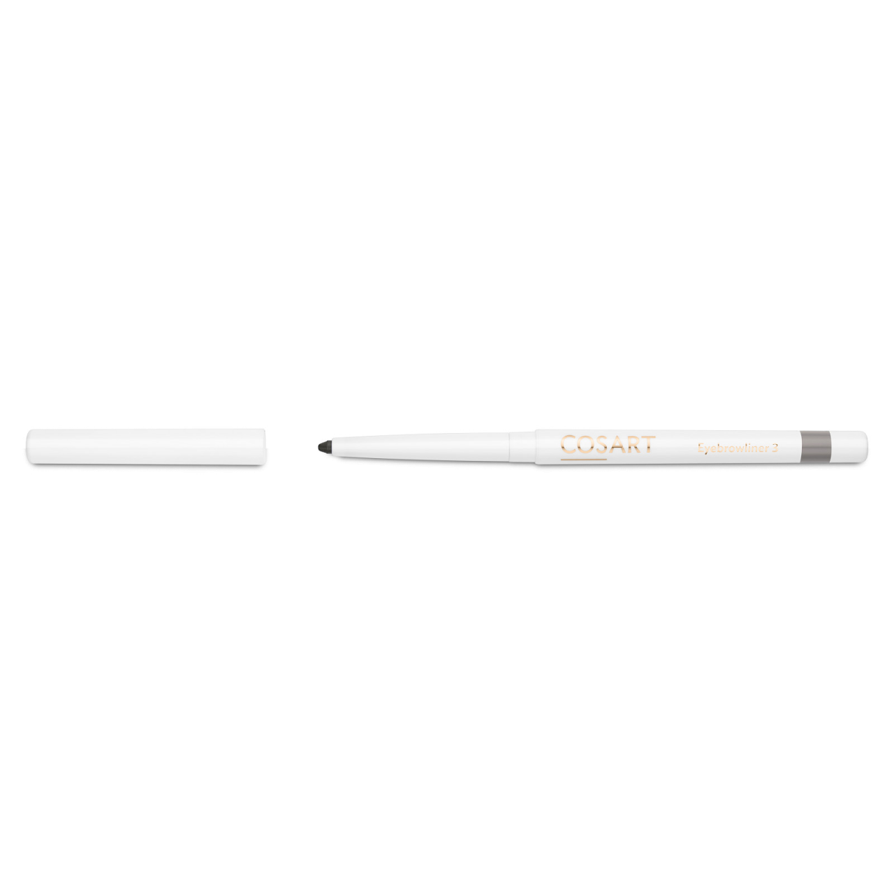 COSART Eyebrow-Liner - 3 grey – Nach nur wenigen Minuten auf der Haut ist die Farbe wisch- und wasserfest und hält sehr lange., 2gr.