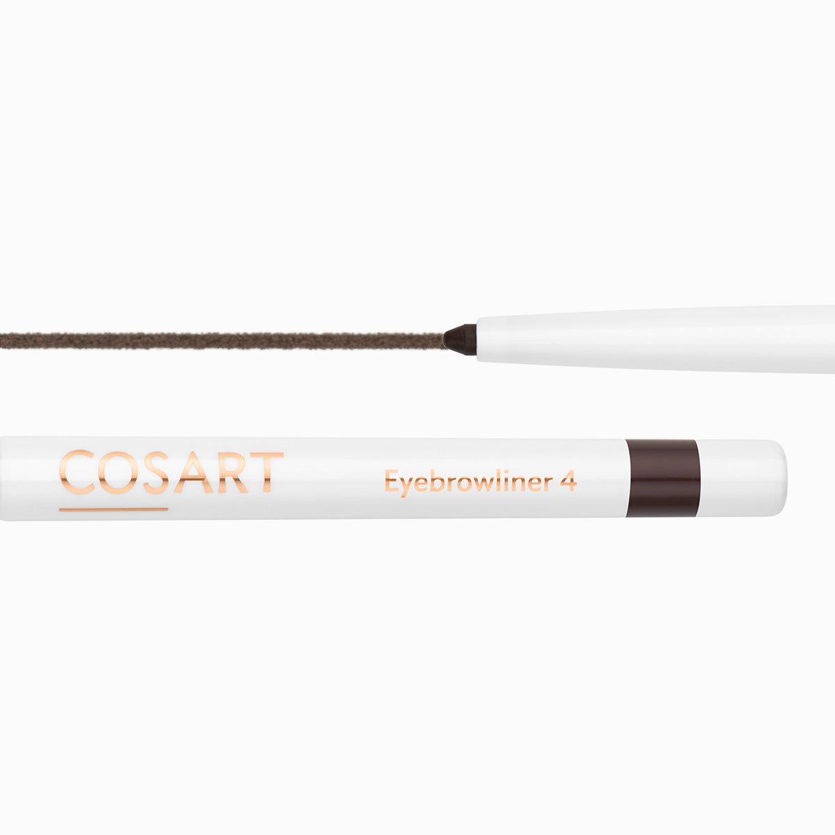 COSART Eyebrow-Liner - 4 brown – Nach nur wenigen Minuten auf der Haut ist die Farbe wisch- und wasserfest und hält sehr lange., 2gr., Detail