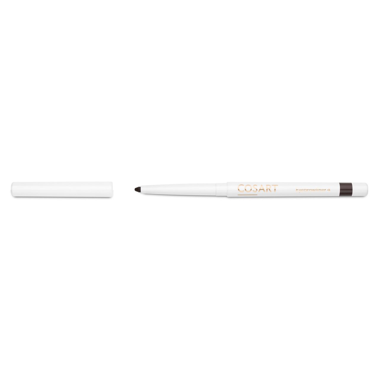 COSART Eyebrow-Liner - 4 brown – Nach nur wenigen Minuten auf der Haut ist die Farbe wisch- und wasserfest und hält sehr lange., 2gr.