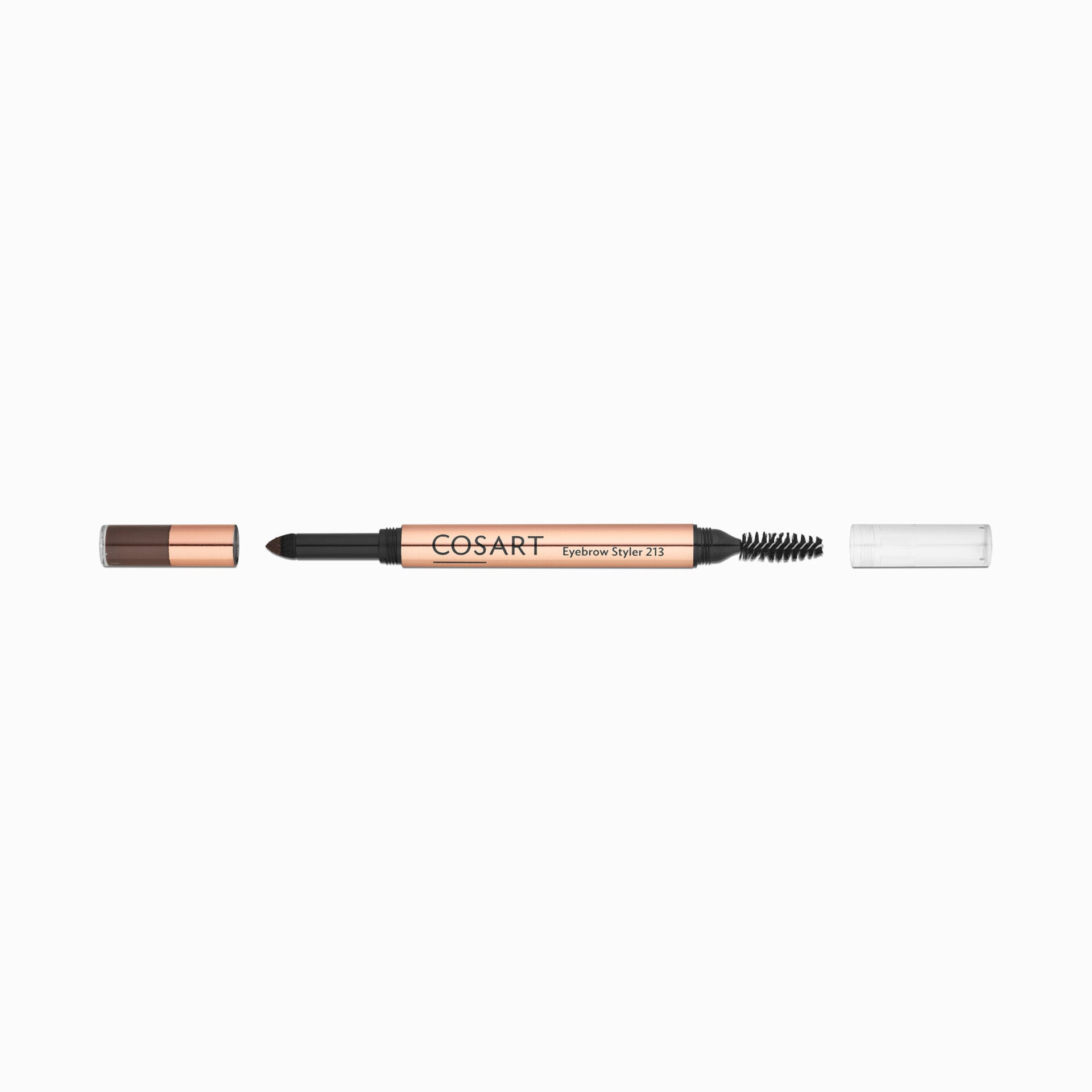 COSART Eyebrow Styler Dark Toupe – sorgt für einen natürlichen Augenbrauen Look. Vegan und frei von Parabenen., 4ml, geöffnet