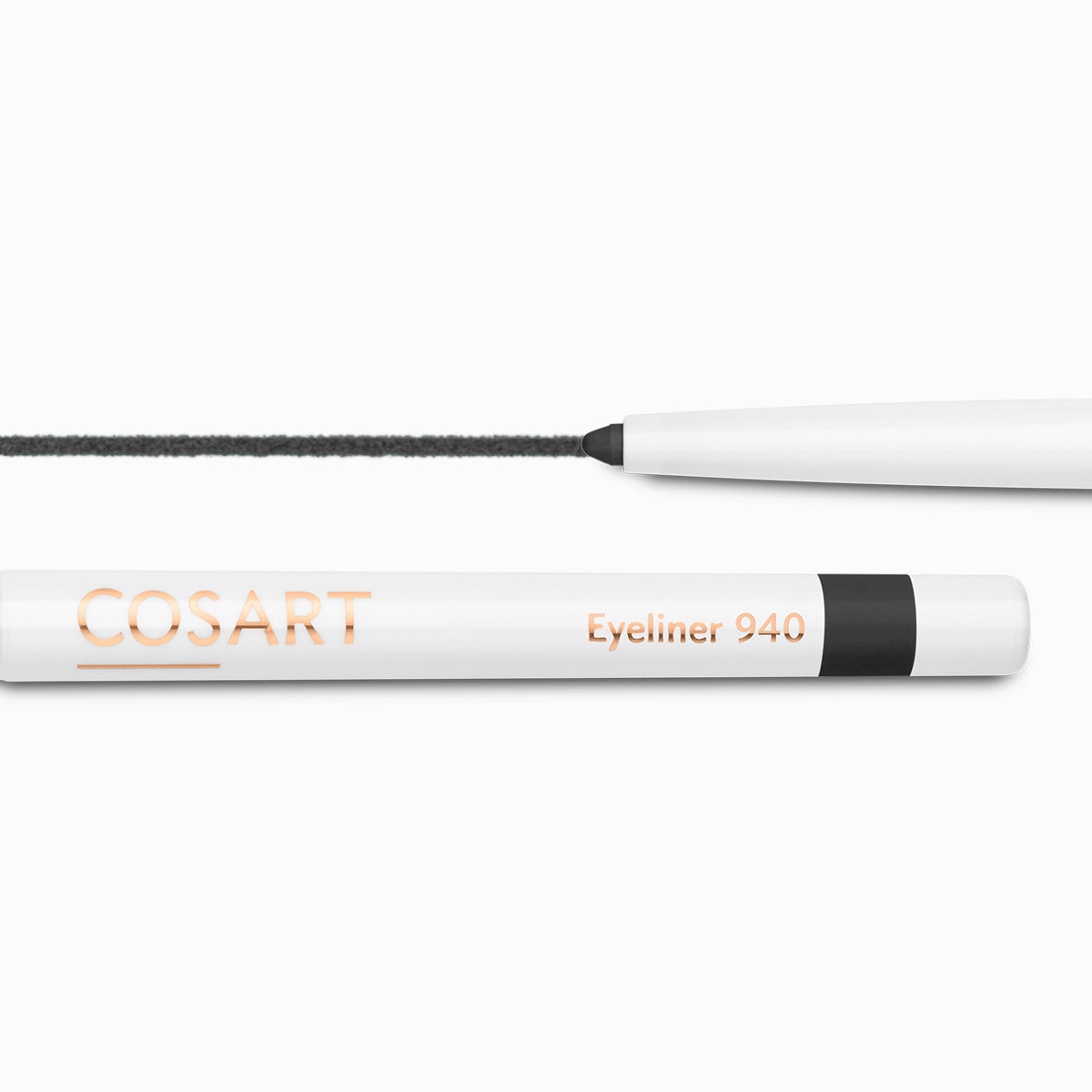 COSART Eyeliner - graphit 940 – Nach nur wenigen Minuten auf der Haut ist die Farbe wisch- und wasserfest und hält sehr lange. Vegan, dermatologisch getestet und frei von Parabenen und Mineralölen., 1St.