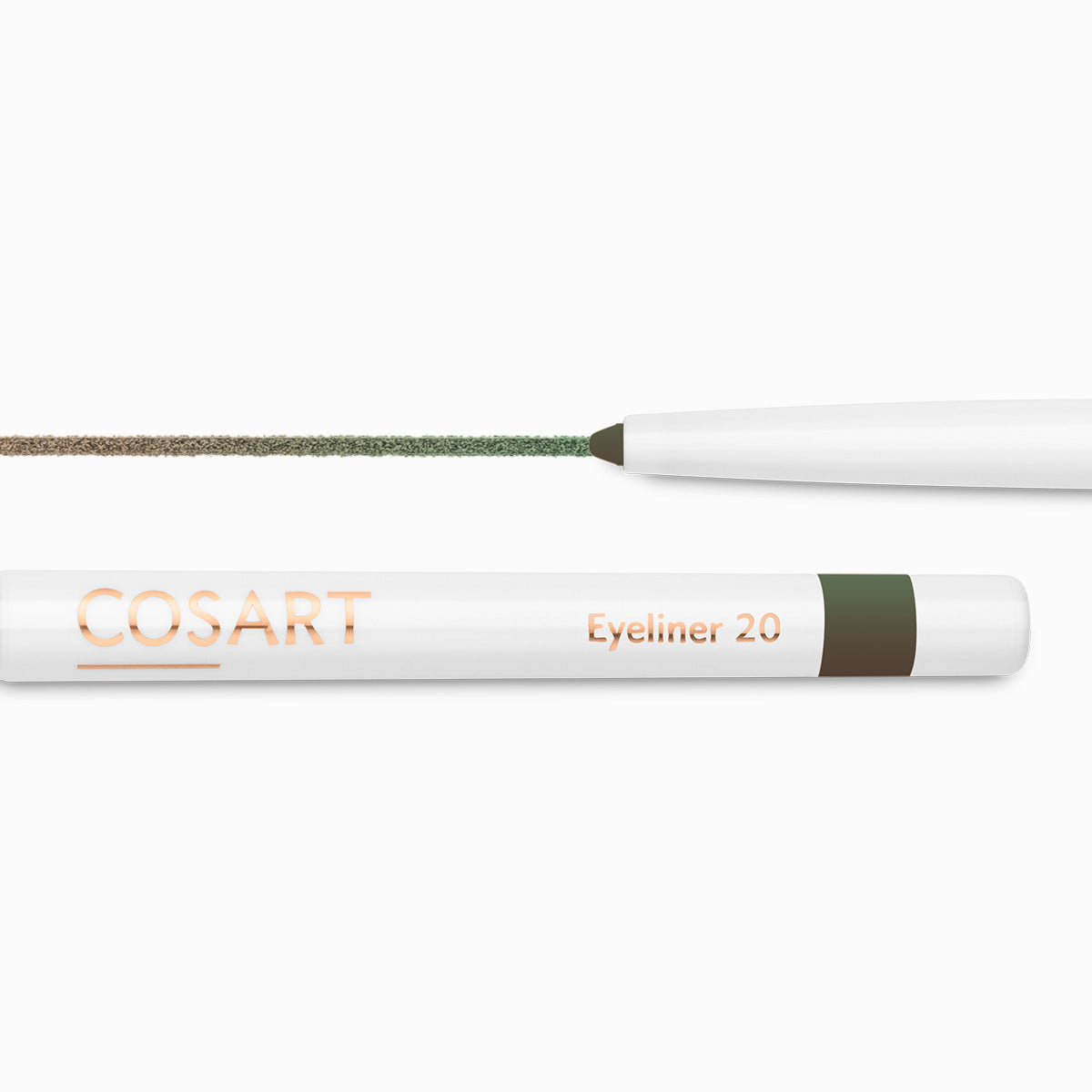 COSART Eyeliner - Libelle 20 – Nach nur wenigen Minuten auf der Haut ist die Farbe wisch- und wasserfest und hält sehr lange. Vegan, dermatologisch getestet und frei von Parabenen und Mineralölen., 1St.