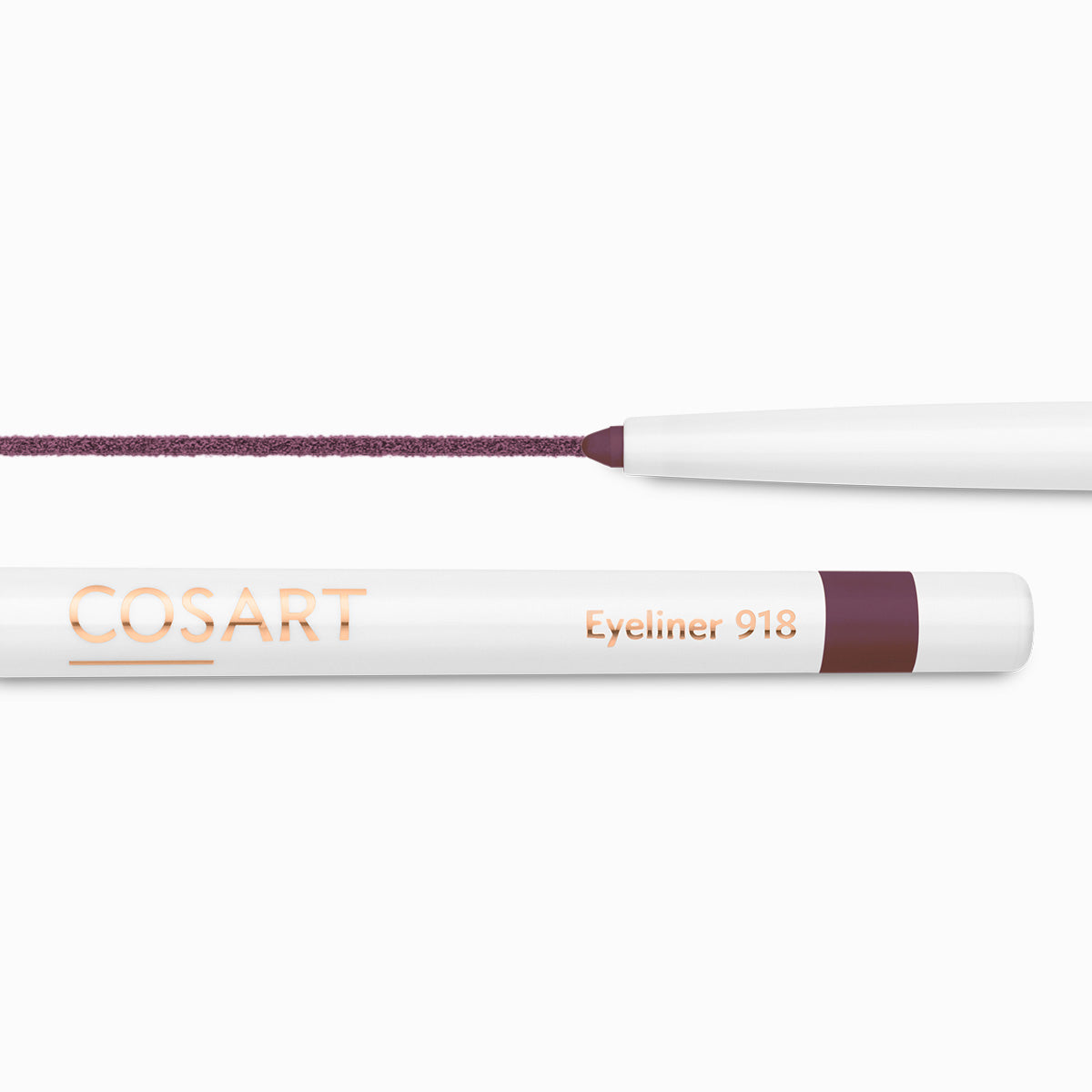 COSART Eyeliner - Mauve 918 – Nach nur wenigen Minuten auf der Haut ist die Farbe wisch- und wasserfest und hält sehr lange. Vegan, dermatologisch getestet und frei von Parabenen und Mineralölen., 1St.