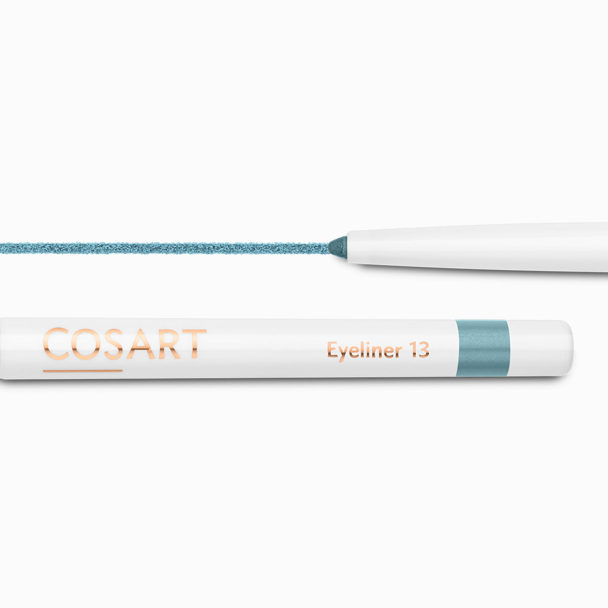 COSART Eyeliner - Ocean Blue 13 – Nach nur wenigen Minuten auf der Haut ist die Farbe wisch- und wasserfest und hält sehr lange. Vegan, dermatologisch getestet und frei von Parabenen und Mineralölen., 1St.