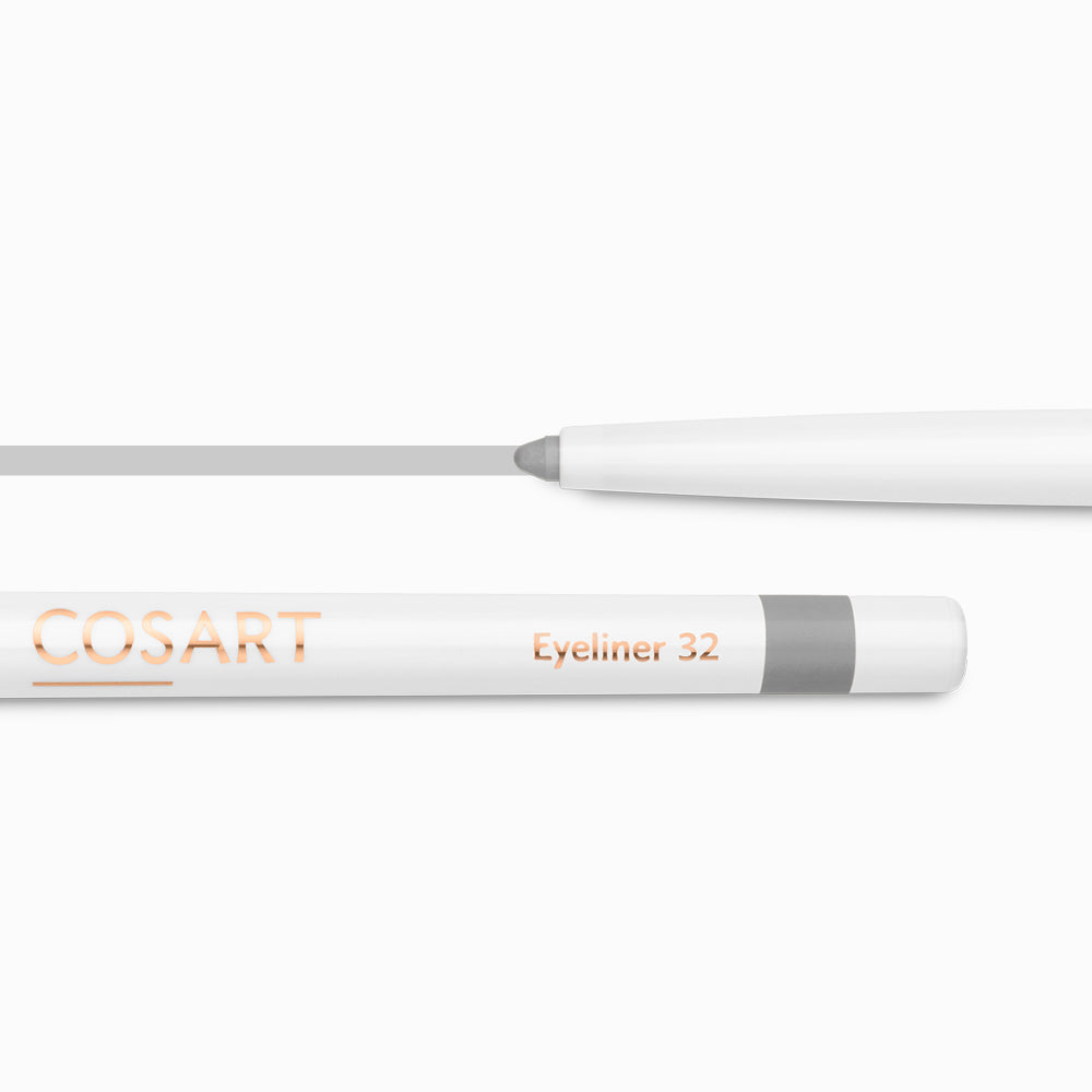COSART Eyeliner - silber 32, 1Stk, Stift offen mit Farbbeispiel