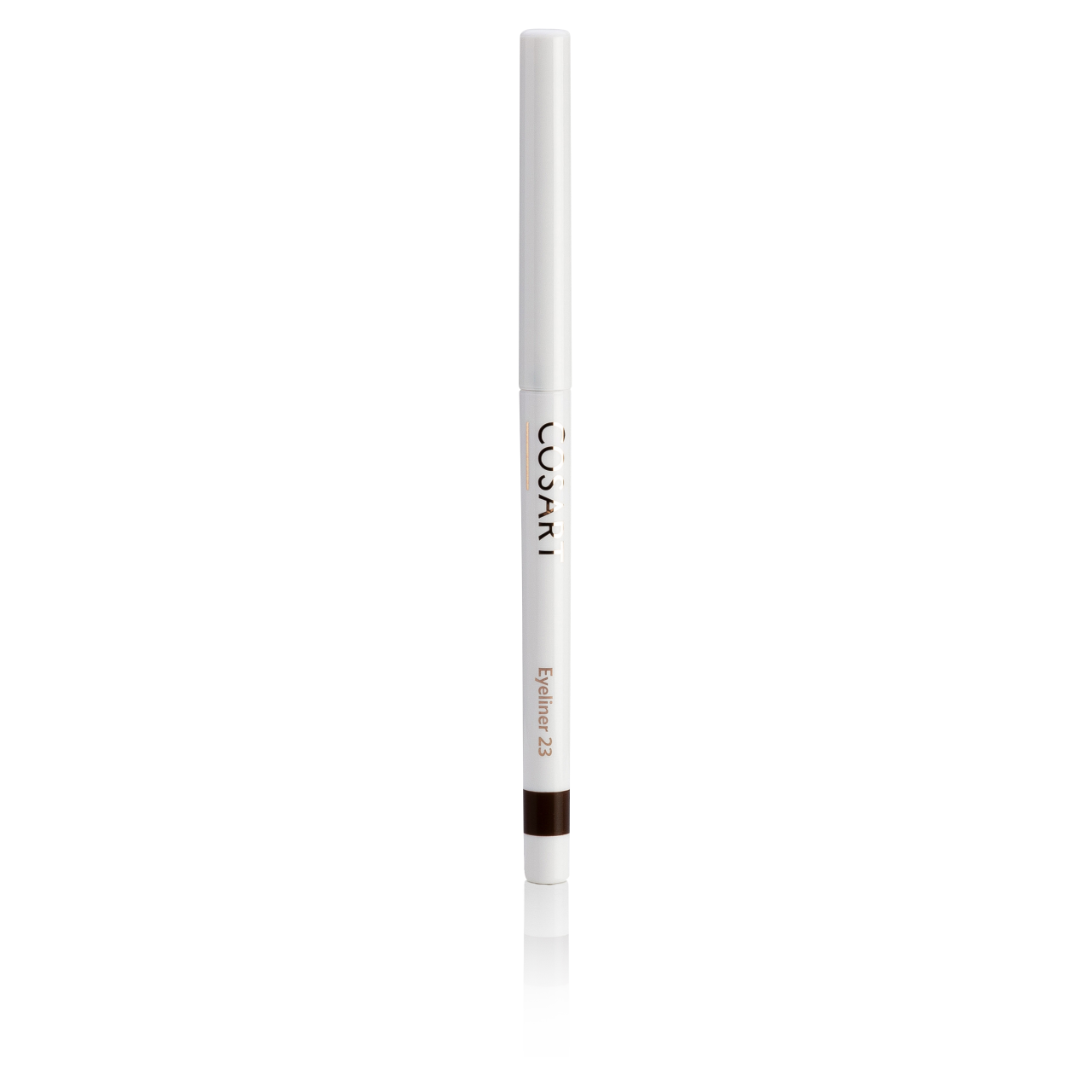 COSART Eyeliner - Soft Brown 23 – Nach nur wenigen Minuten auf der Haut ist die Farbe wisch- und wasserfest und hält sehr lange. Vegan, dermatologisch getestet und frei von Parabenen und Mineralölen., 1St., 1