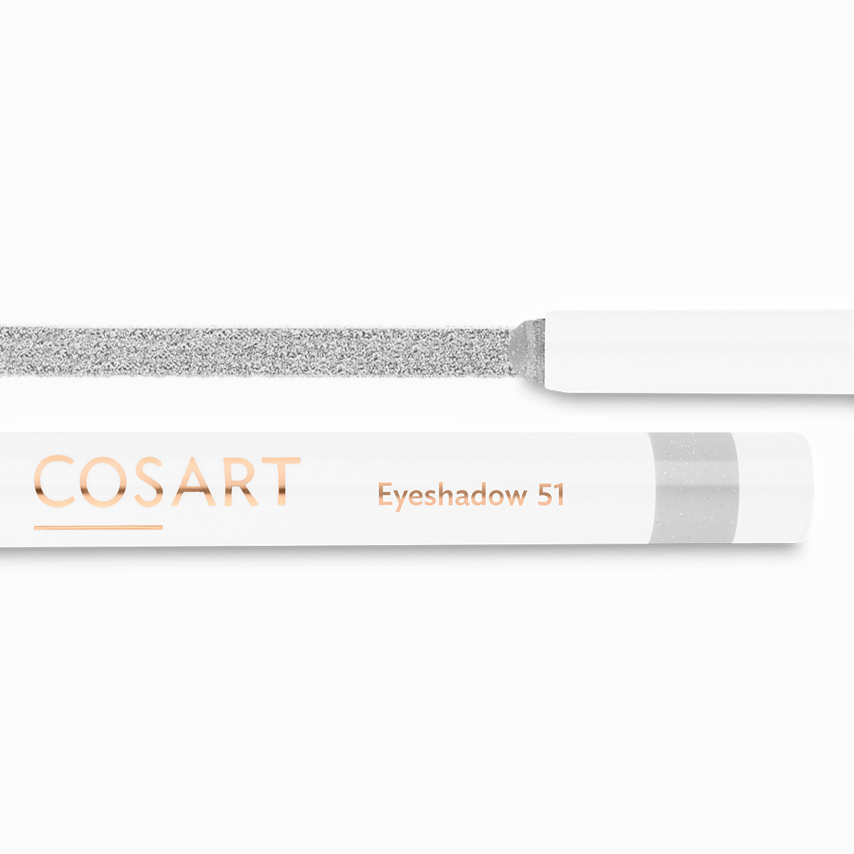 COSART Eyeshadow - 51 Silver – zaubert schöne Highlights und Kontraste auf den Lidern. Dank der Stiftform lässt sich der Lidschatten kinderleicht auftragen, 9gr.