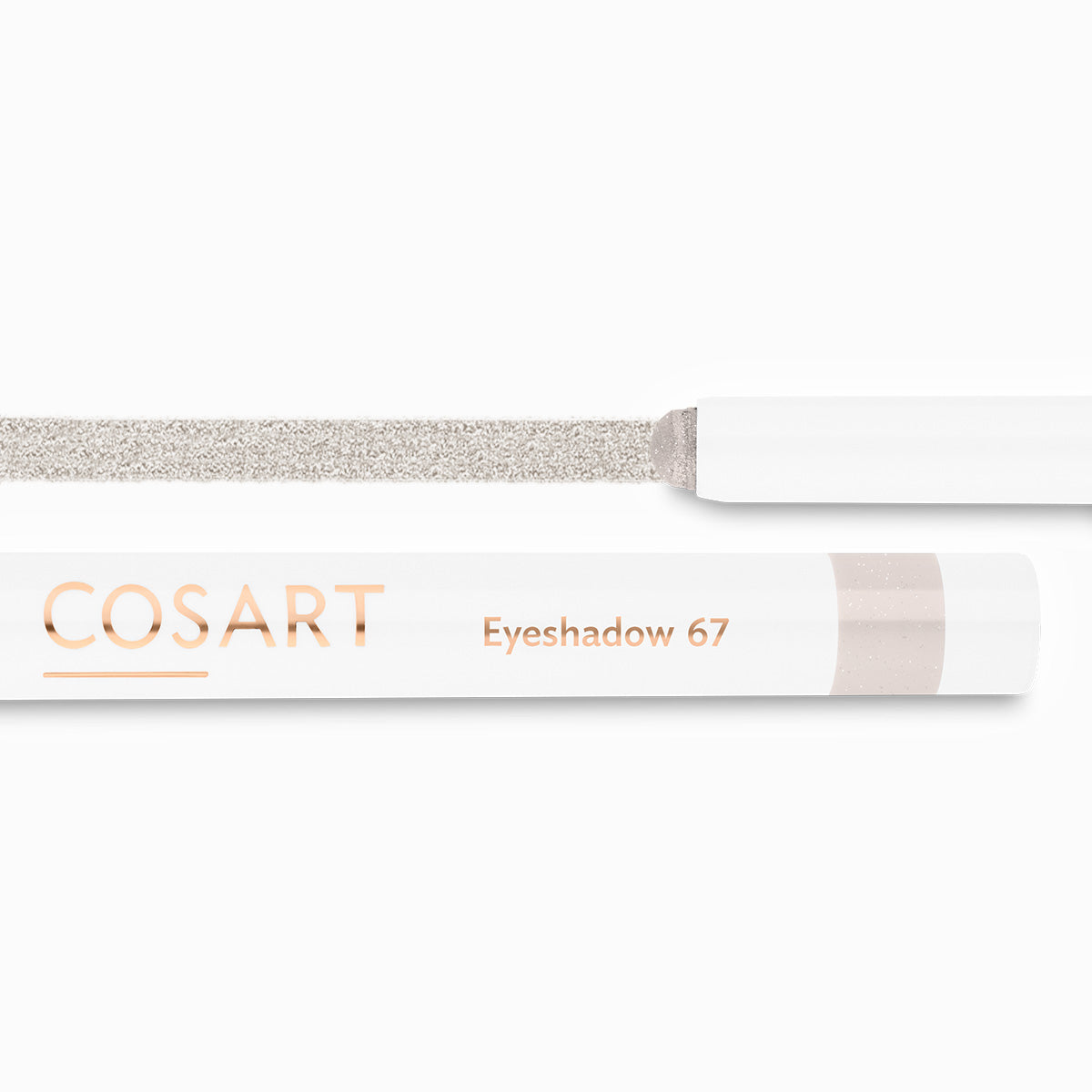 COSART Eyeshadow - 67 Silver Champagne – zaubert schöne Highlights und Kontraste auf den Lidern. Dank der Stiftform lässt sich der Lidschatten kinderleicht auftragen, 9gr.