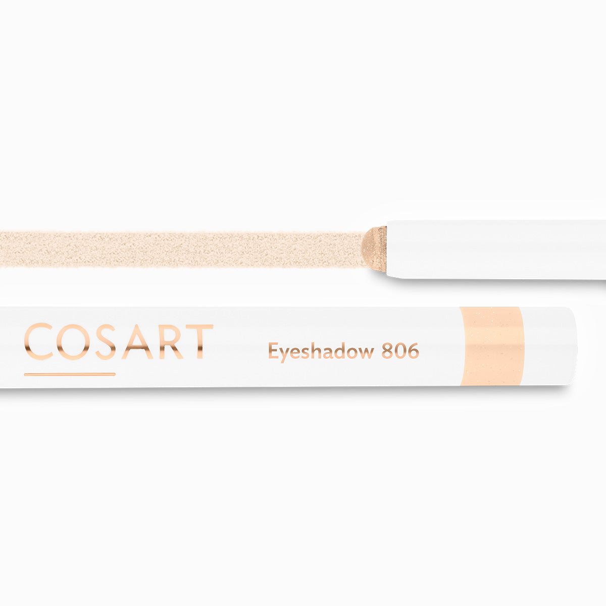 COSART Eyeshadow - 806 Peach – zaubert schöne Highlights und Kontraste auf den Lidern. Dank der Stiftform lässt sich der Lidschatten kinderleicht auftragen, 9gr.
