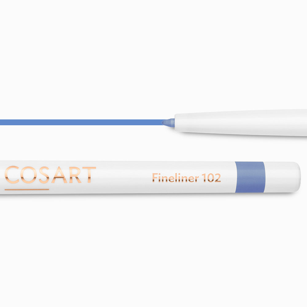 COSART Fineliner - 102 Fineliner Arctic Blue – besonders dünne Mine. Damit lässt sich ein sehr feiner Lidstrich ziehen., 1St.