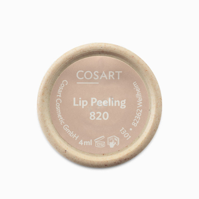COSART Green Life Lip Peeling – befreit die Lippen von trockenen, abgestorbenen Hautschüppchen, versorgt sie mit viel Feuchtigkeit und zaubert so eine geschmeidig schöne Hautoberfläche., 4ml, Deckel