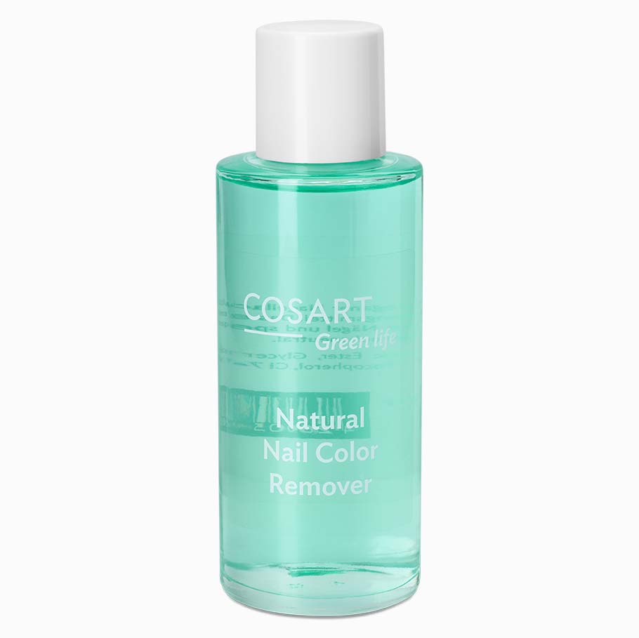 COSART Green Life - Natural Nail Color Remover – befreit die Nägel schnell und effektiv von Nagellack. Das enthaltene Aloe Vera Gel pflegt die Nägel zusätzlich und spendet Feuchtigkeit., 100ml