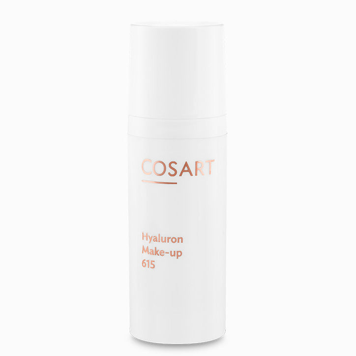 COSART Hyaluron Make-up 615 Teint-hell – ist mit botanischer Hyaluronsäure angereichert, welche Deine Haut sofort und lang anhaltend mit essenzieller Feuchtigkeit versorgt., 50ml