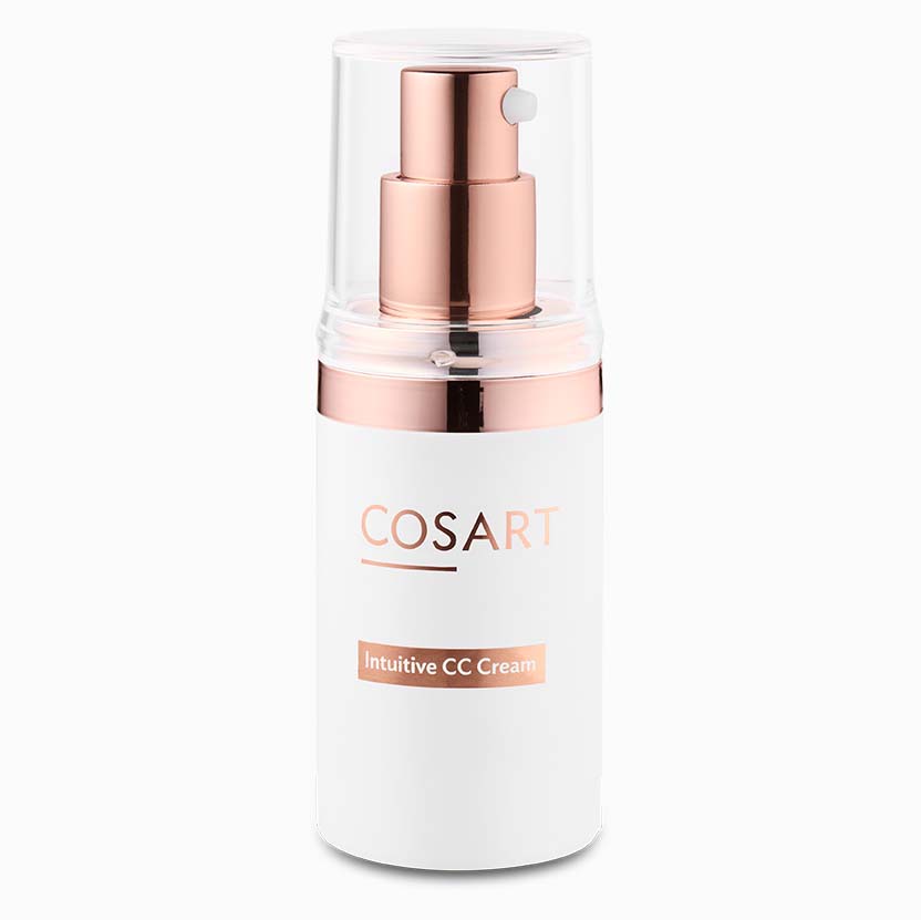 COSART Intuitive CC Cream light – hilft Rötungen und andere farblichen Abweichungen zu kaschieren und dem Teint den idealen Ton zu verleihen., 15ml