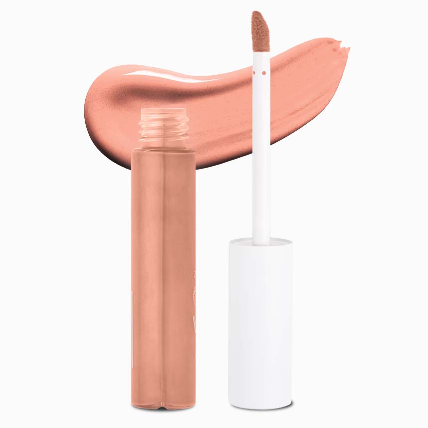 COSART Lip-Gloss Natur – Die Wirkstoffe Provitamin E, Bisabolol und Provitamin B5 pflegen die Lippen nachhaltig und beruhigen diese., 8,5ml, Textur