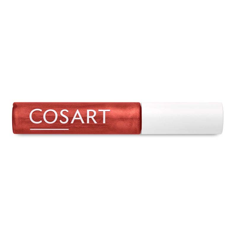 COSART Lip-Gloss Rot Glimmer – Die Wirkstoffe Provitamin E, Bisabolol und Provitamin B5 pflegen die Lippen nachhaltig und beruhigen diese., 8,5ml
