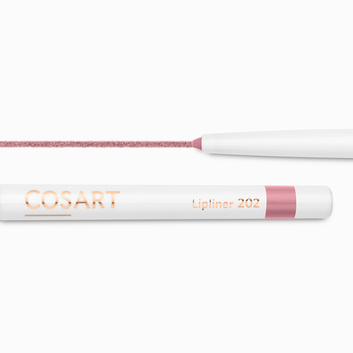COSART Lip-Liner 202 Azalea – Dank der wundervoll cremigen Textur, gleiten die Lipliner sanft der Lippenkontur entlang., 1St., Detail