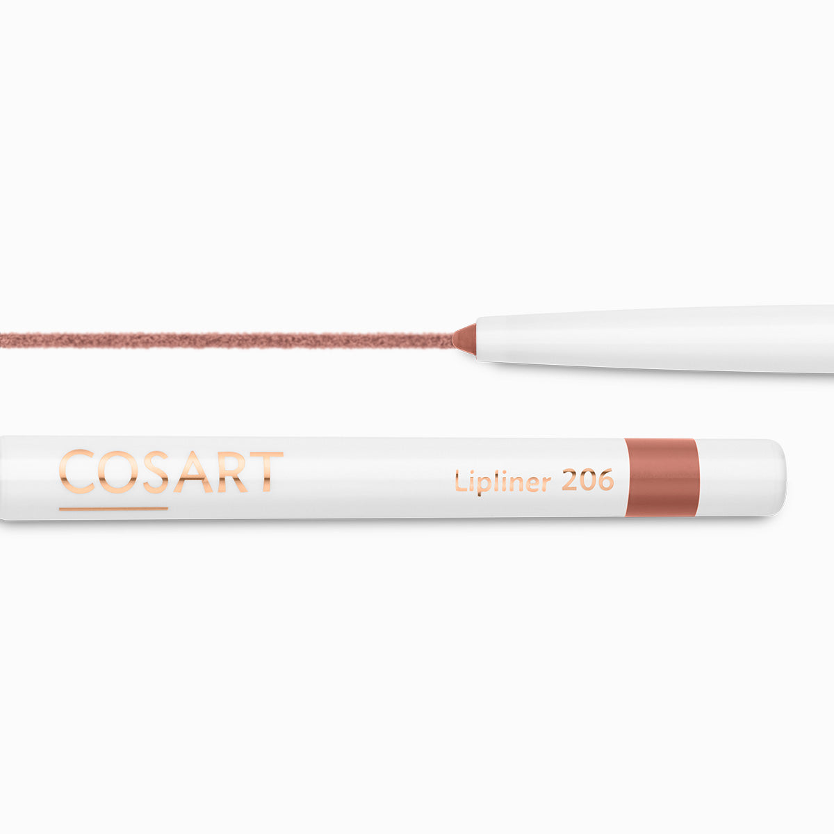 COSART Lip-Liner 206 Teint – Dank der wundervoll cremigen Textur, gleiten die Lipliner sanft der Lippenkontur entlang., 1St., Detail