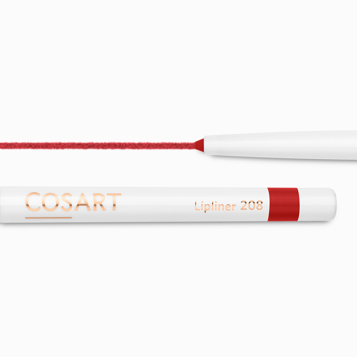 COSART Lip-Liner 208 Rot – Dank der wundervoll cremigen Textur, gleiten die Lipliner sanft der Lippenkontur entlang., 1St., Detail