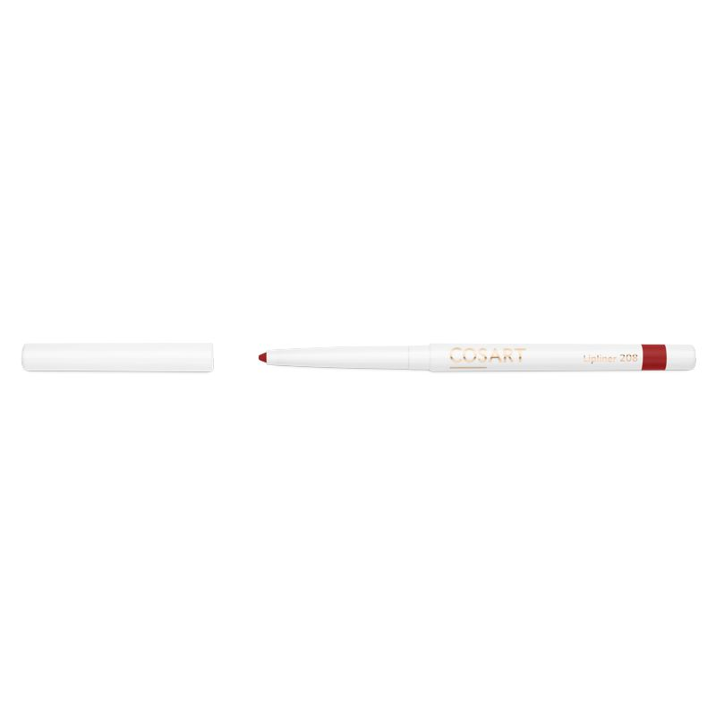COSART Lip-Liner 208 Rot – Dank der wundervoll cremigen Textur, gleiten die Lipliner sanft der Lippenkontur entlang., 1St.