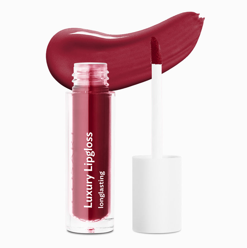 COSART Luxury Lipgloss 812 Granat Gloss – Dank der leichten Textur lassen sie sich extrem einfach auf den Lippen verteilen und halten, nach kurzem Antrocknen, den ganzen Tag., 4ml