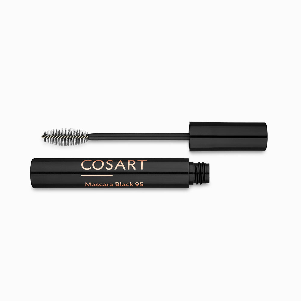COSART Mascara 95 Black Nature – 2 in 1 Pflege und Volumen, Verlängerung und Farbe, 7ml, Detail