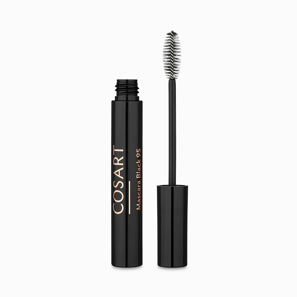 COSART Mascara 95 Black Nature – 2 in 1 Pflege und Volumen, Verlängerung und Farbe, 7ml
