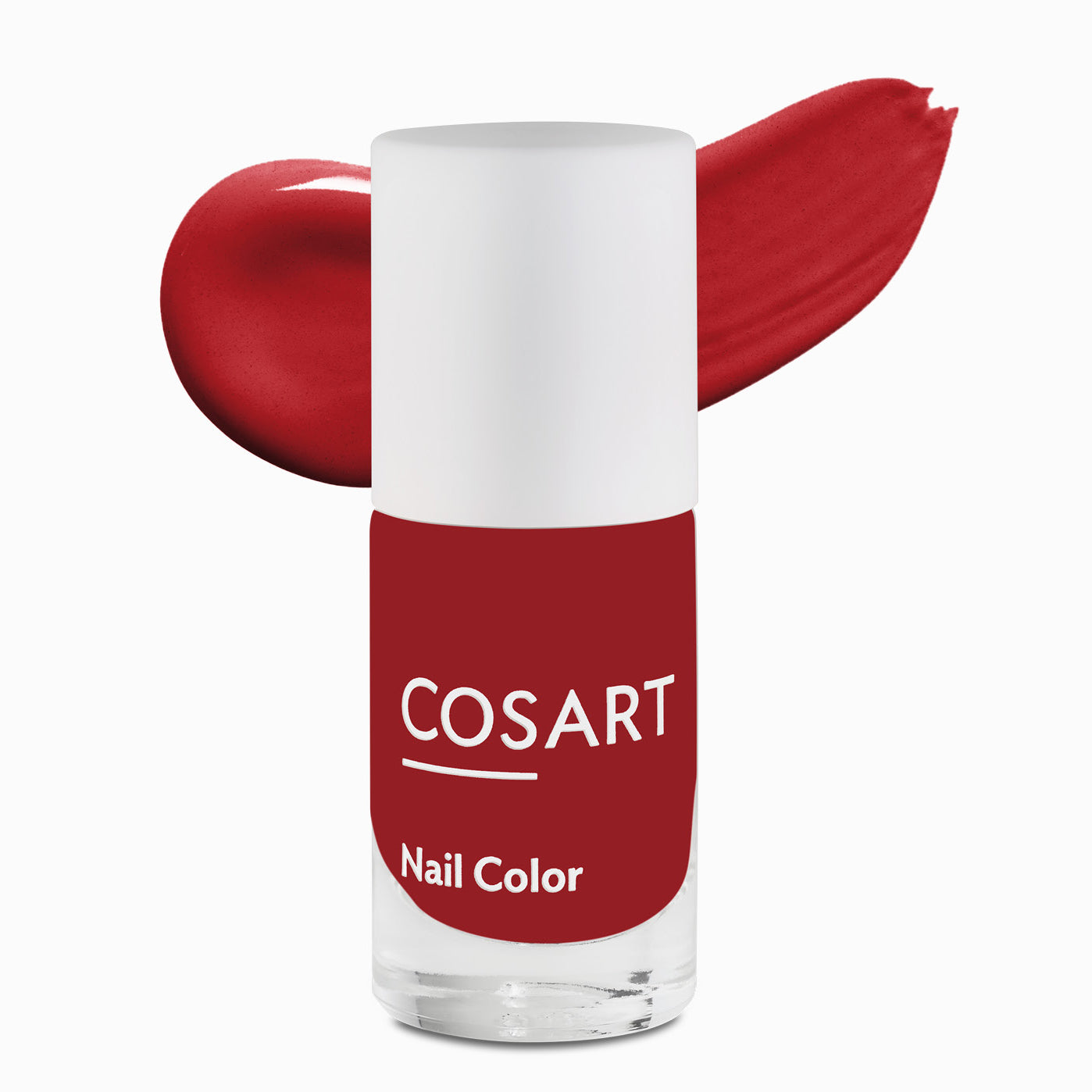 COSART Nail Color 20+free - rot – Die Nagellacke lassen sich dank eines extra breiten Pinsels mit abgerundeten Ecken sehr gut auftragen und sind gut deckend., 9ml