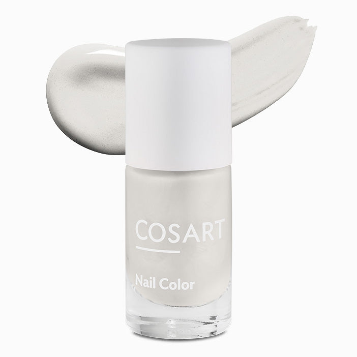 COSART Nail Color 20+free - White Silver – Die Nagellacke lassen sich dank eines extra breiten Pinsels mit abgerundeten Ecken sehr gut auftragen und sind gut deckend., 9ml