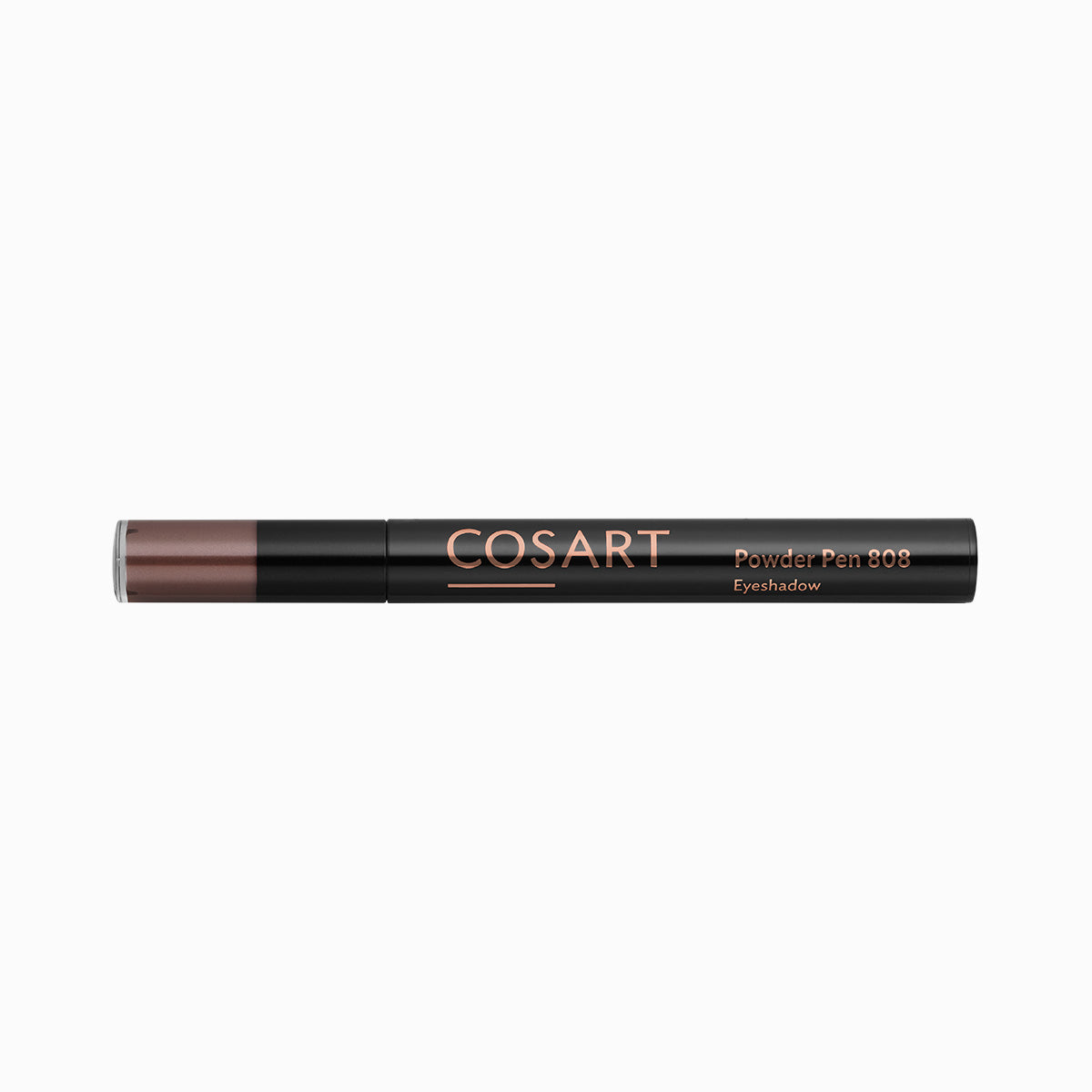 COSART Powder Pen 808 toupe matt – Der Applikator verblendet das Lidschattenpuder sehr schön und schafft wunderbare Verläufe auf dem Lid., 0,8gr., geschlossen