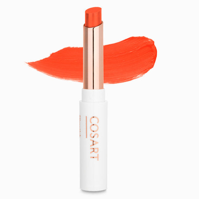 COSART Slimstick - 432 orange – Die cremige Textur hinterlässt ein angenehm weiches und gepflegtes Gefühl auf den Lippen., 2gr., Farbbeispiel
