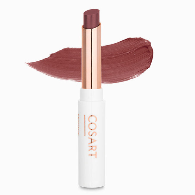 COSART Slimstick - 433 nude rose – Die cremige Textur hinterlässt ein angenehm weiches und gepflegtes Gefühl auf den Lippen., 2gr., Farbbeispiel