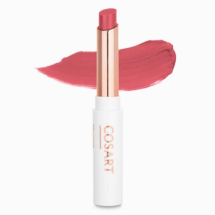 COSART Slimstick - 434 Rose glänzend – Die cremige Textur hinterlässt ein angenehm weiches und gepflegtes Gefühl auf den Lippen., 2gr.