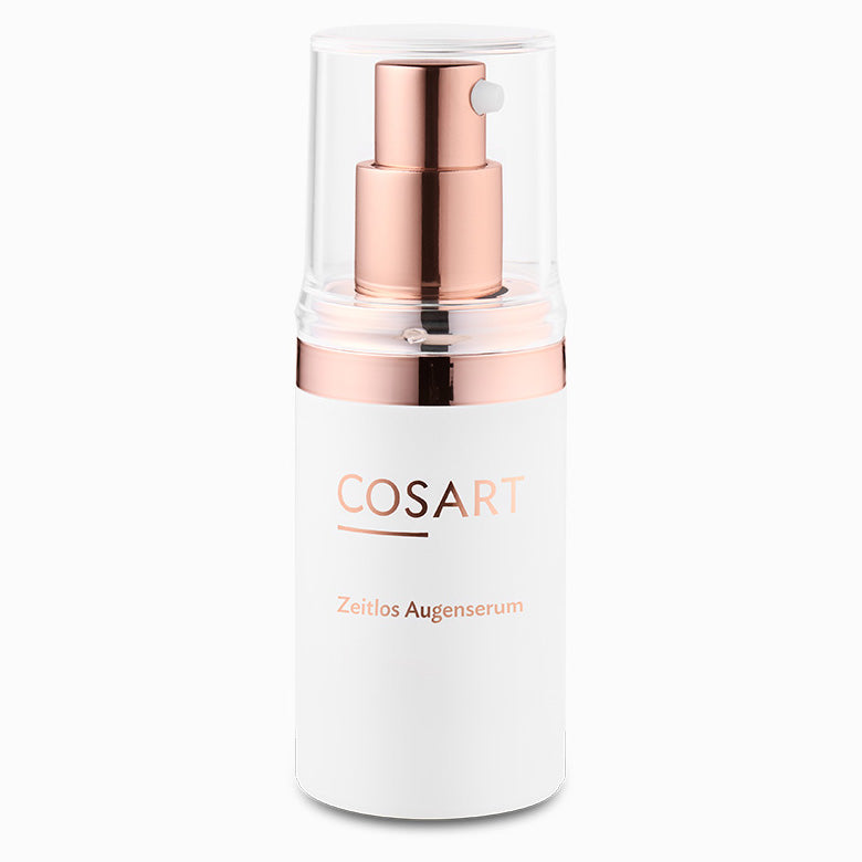 COSART Zeitlos Augenserum – pflegt die Haut nachhaltig mit ausgesuchten Ölen (Sheabutter, Jojobaöl, Squalane) und hochwertigen Anti-Aging-Wirkstoffen wie Hyaluron., 15ml