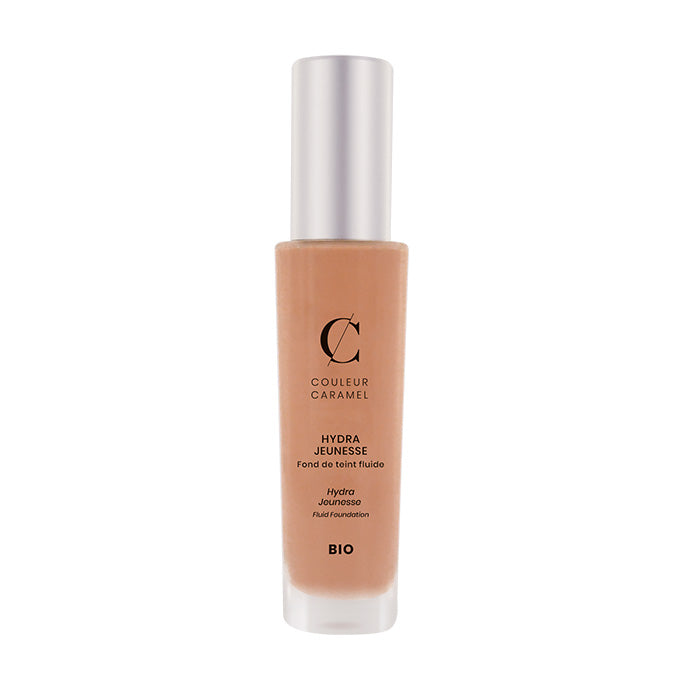COULEUR CARAMEL Hydra Jeunesse Fluid Foundation – vereint Make-up und Hautpflege: Im Handumdrehen sorgen die mineralischen Pigmente der Foundation für einen ebenmäßigen Teint mit frischer und natürlicher Strahlkraft, 30ml, ash blonde