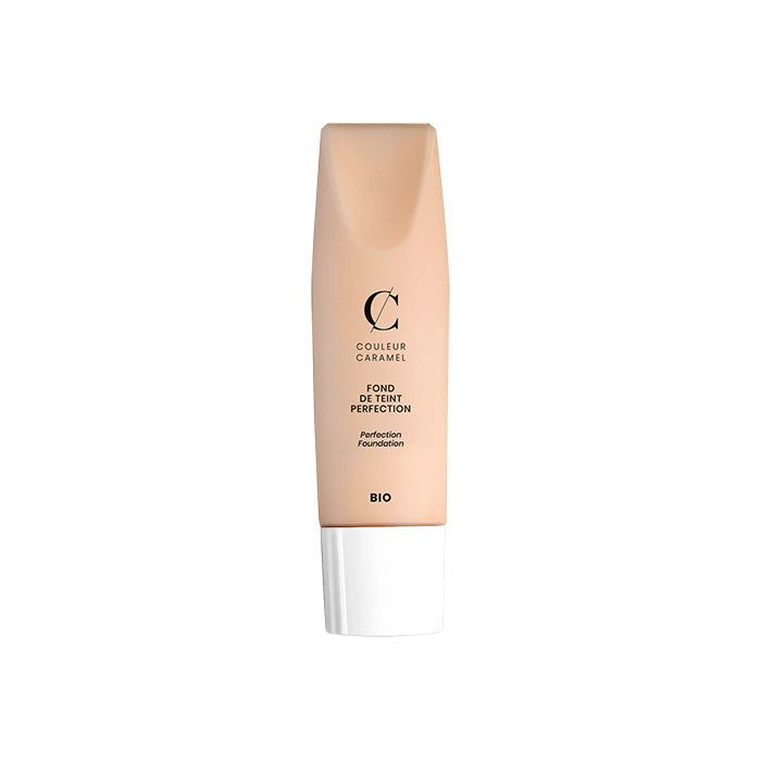 COULEUR CARAMEL Hydracotton Make-up – Die sanfte Textur verschmilzt mit dem Teint und ist besonders für Mischhaut und ölige Haut geeignet., 35ml, diaphane beige