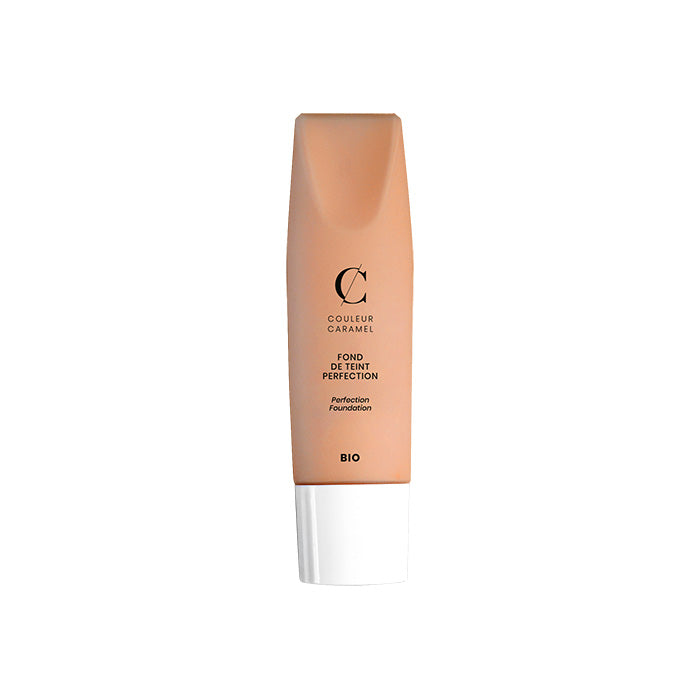COULEUR CARAMEL Hydracotton Make-up – Die sanfte Textur verschmilzt mit dem Teint und ist besonders für Mischhaut und ölige Haut geeignet., 35ml, golden beige