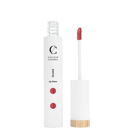 COULEUR CARAMEL Lipgloss – Sheabutter beruhigt, revitalisiert und bewahrt die Feuchtigkeit der empfindlichen Haut rund um die Lippen und Bio-Süßmandelöl hilft dabei, feinen Fältchen vorzubeugen., 6ml