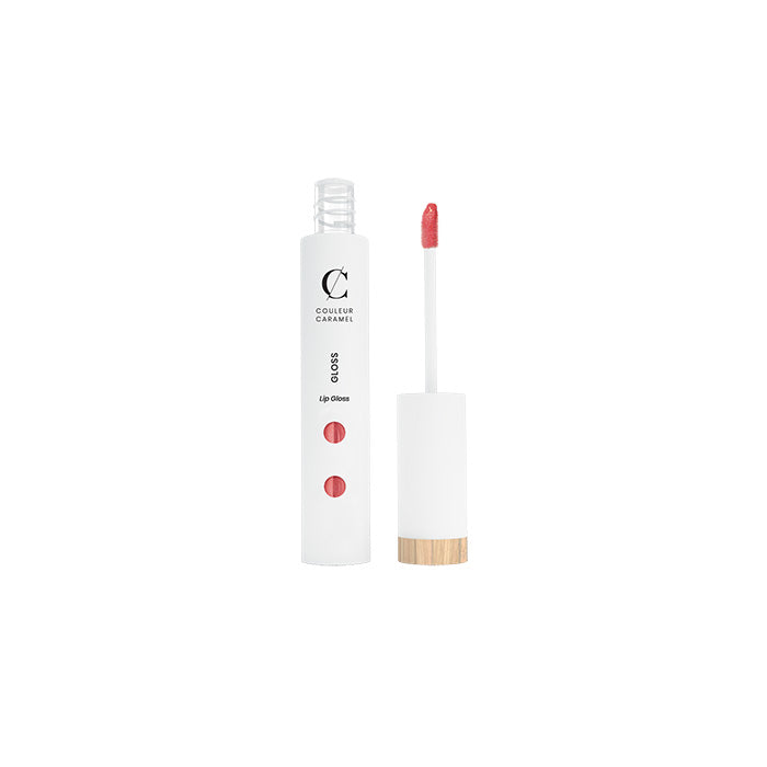 COULEUR CARAMEL Lipgloss – Sheabutter beruhigt, revitalisiert und bewahrt die Feuchtigkeit der empfindlichen Haut rund um die Lippen und Bio-Süßmandelöl hilft dabei, feinen Fältchen vorzubeugen., 6ml, nude pink
